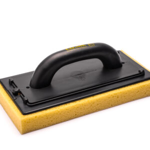 Yellow sponge cleaning trowel 280x140x40mm