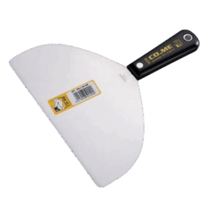Mirror-polished stainless-steel scraper 250mm